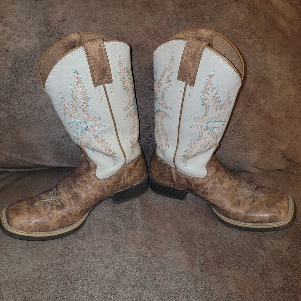 JUSTIN Kids 1D Western Riding Boots - Picture 11 of 11